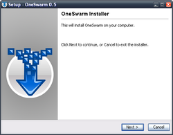 OneSwarm screen1