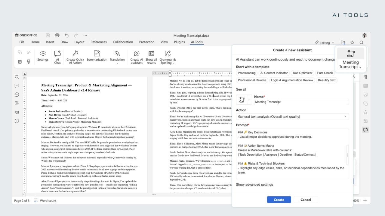 Onlyoffice intelligence artificielle 02