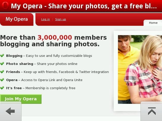 Opera Mobile 10 beta 03
