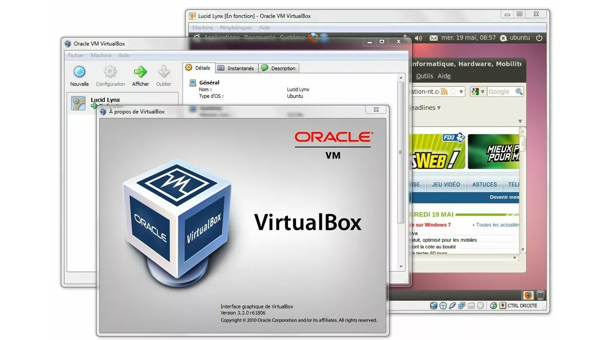 Oracle VM VirtualBox : version 3.2 majeure