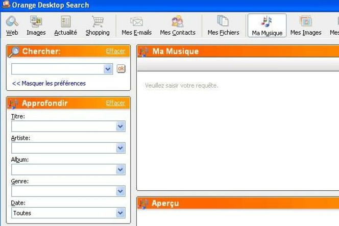 Orange Desktop Search (627x418)