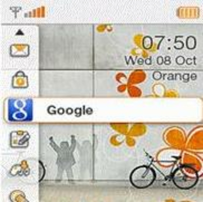 Orange Google logo pro