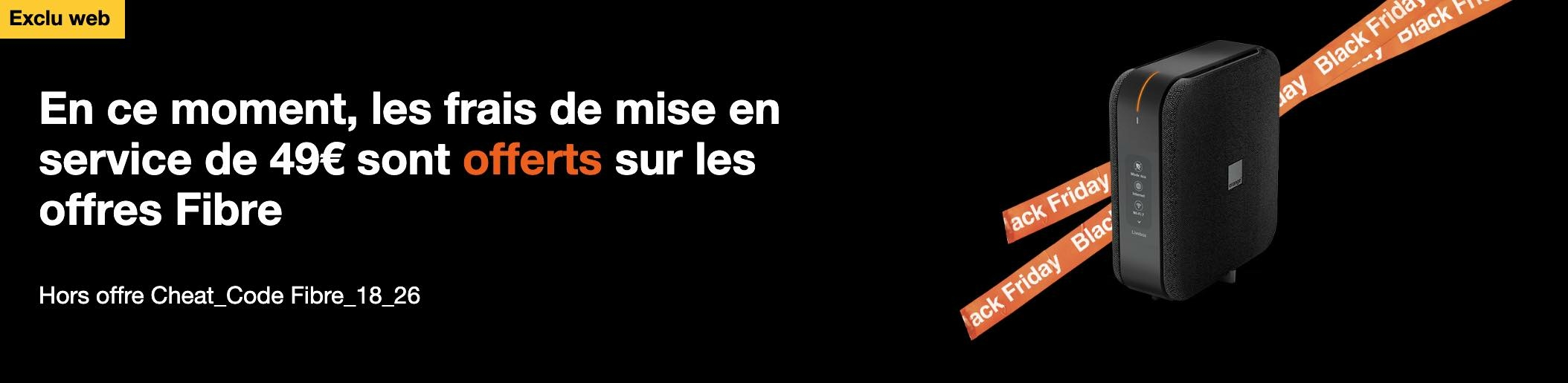 Orange - mise en service offerte