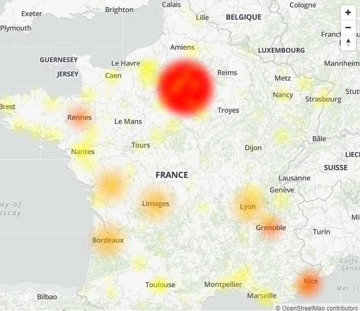 Orange : grosse panne réseau fixe et mobile sur la région parisienne