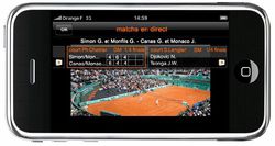 Orange Roland Garros iPhone