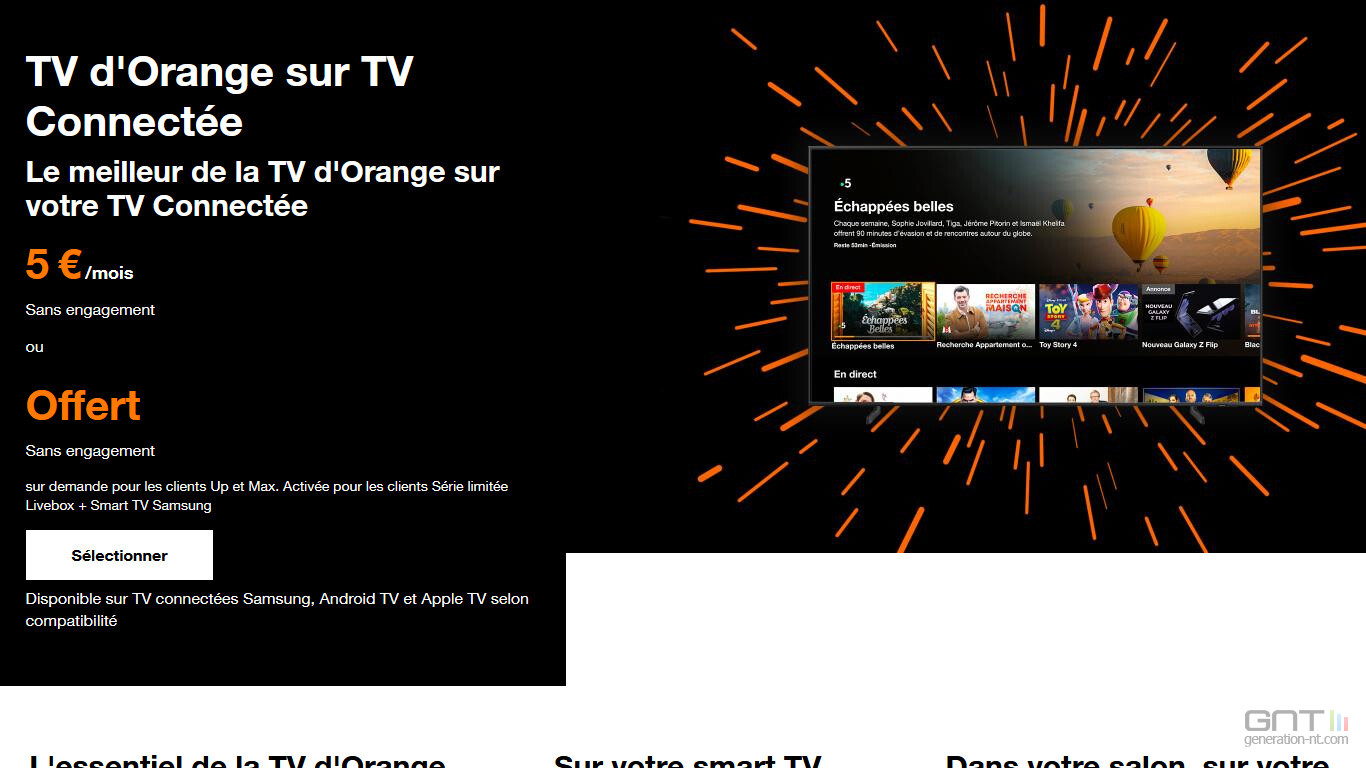 Orange offre 39 chaînes payantes gratuitement pour les vacances de la Toussaint