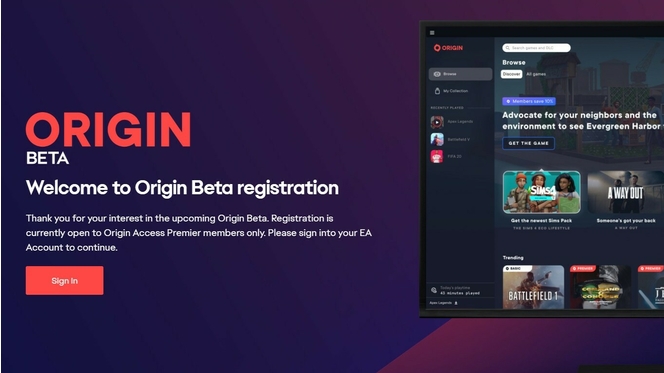 Origin Beta 2