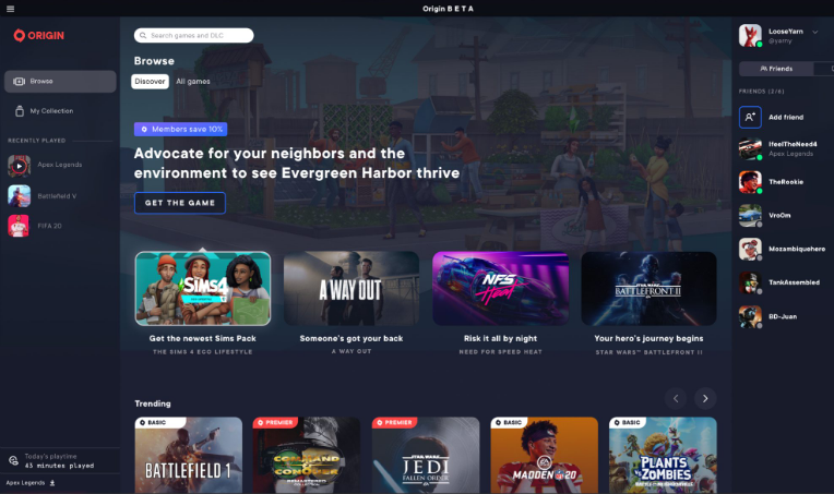Origin Beta