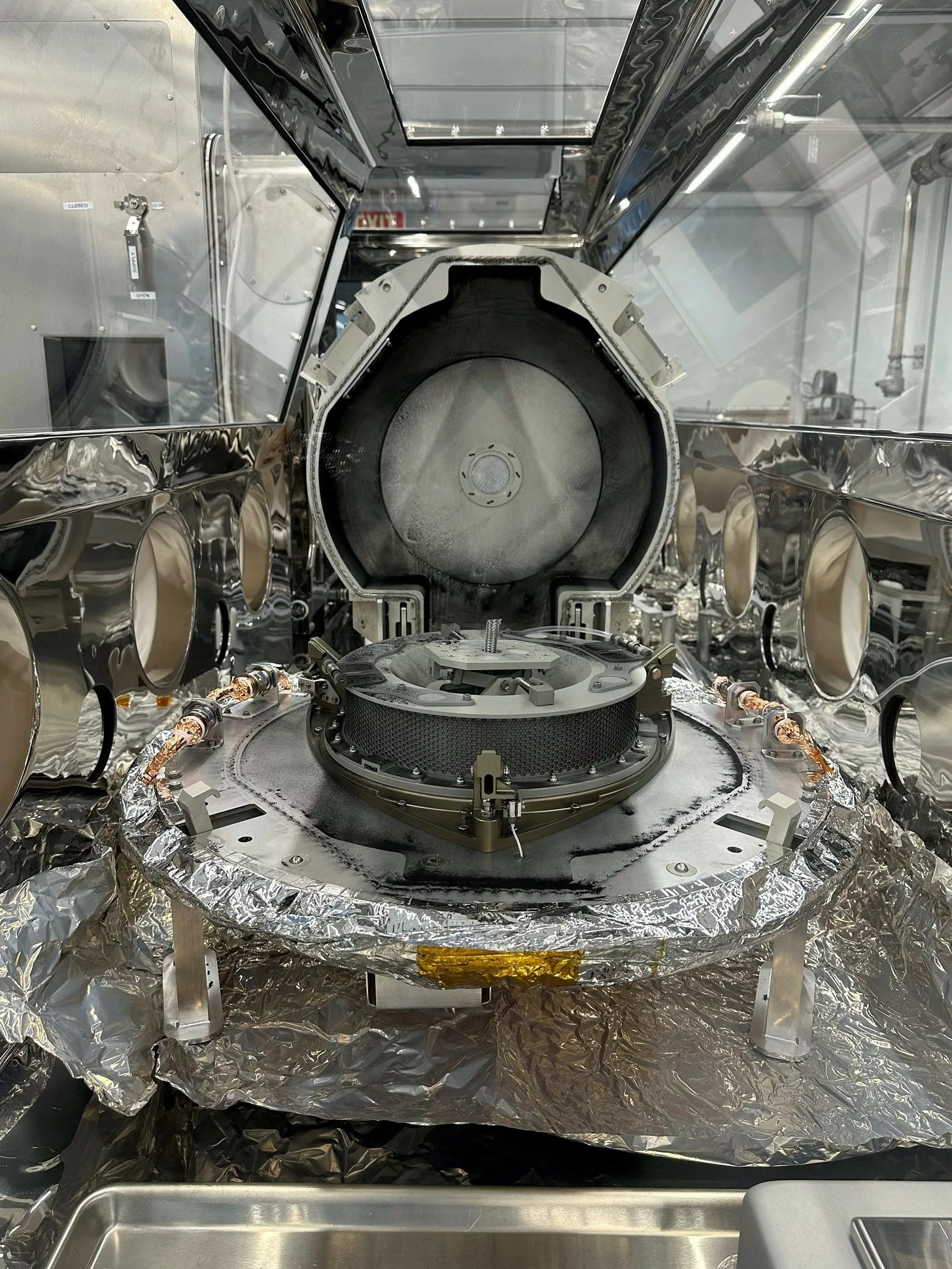 Osiris rex poussière