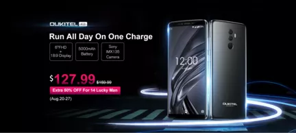 OUKITEL K8 presale on banggood