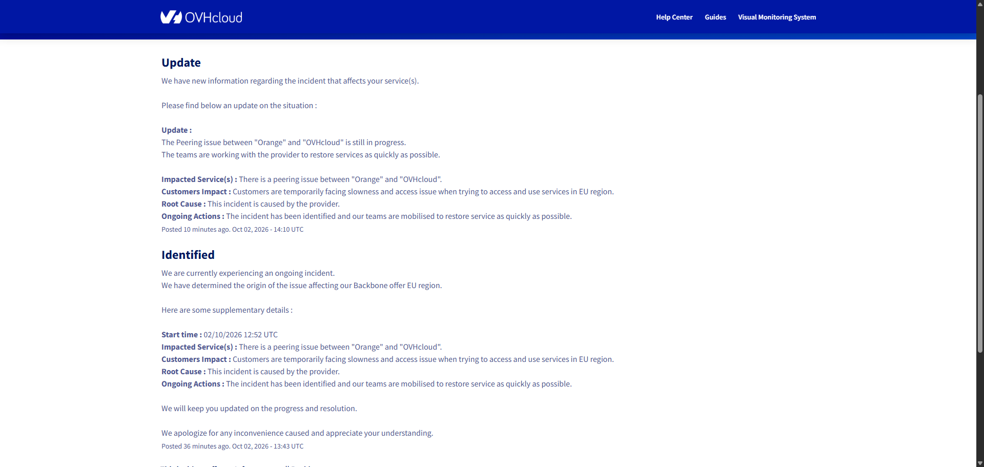 OVH Peering