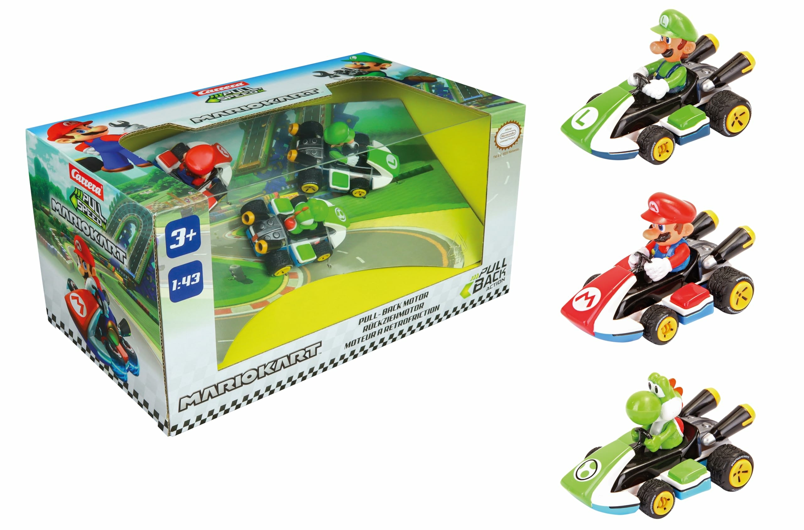 Pack 3 voitures Carrera Mario Kart 8