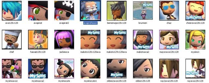 Pack d'avatars MySims screen2