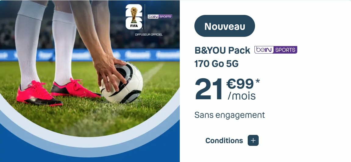 Pack B&YOU beIN SPORTS