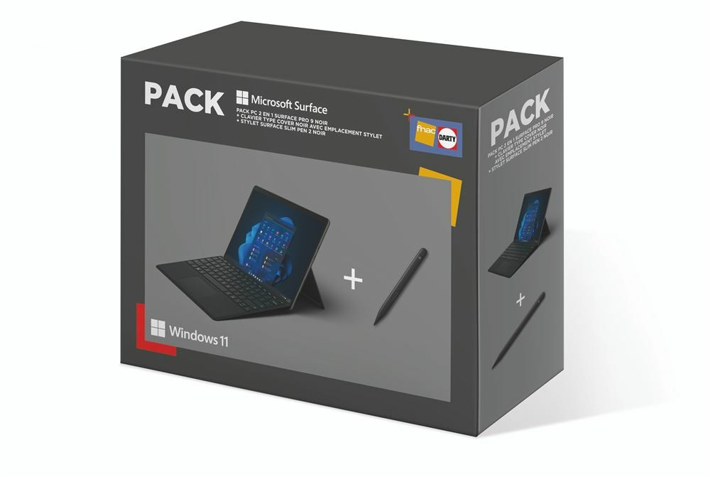 Pack Microsoft surface pro 9.