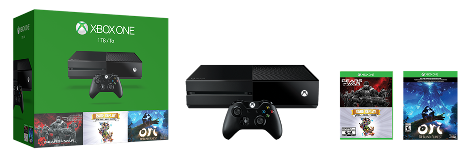 Pack Xbox One 1 To et 3 jeux