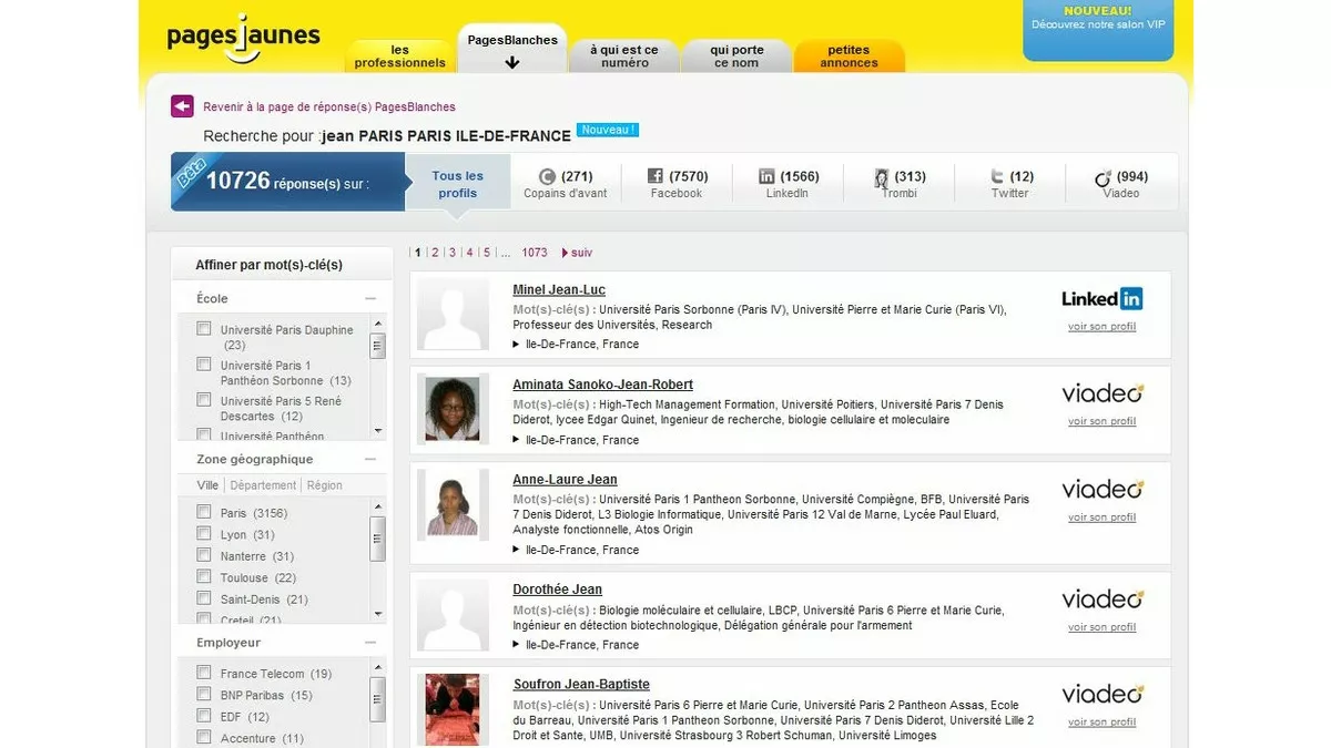 PagesBlanches.fr s'étend aux réseaux sociaux