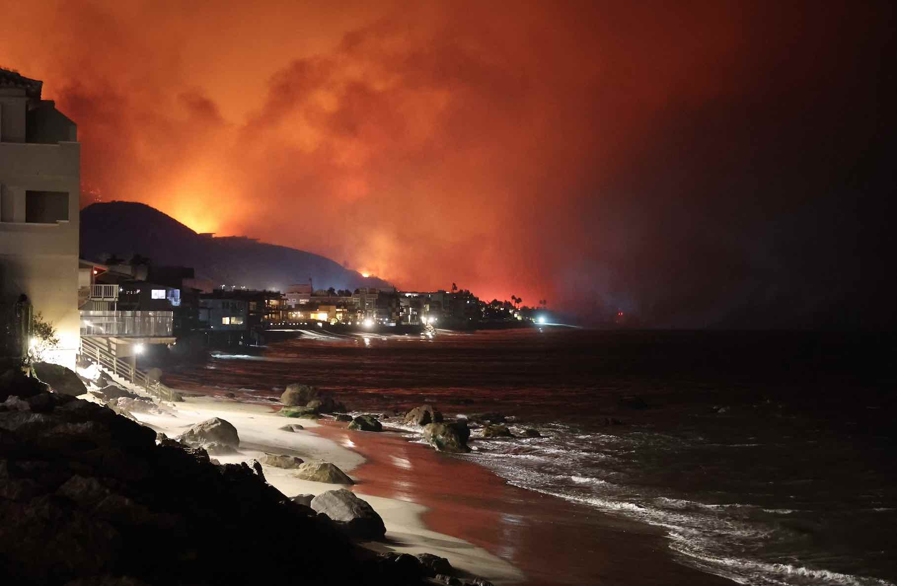 Palisades incendie