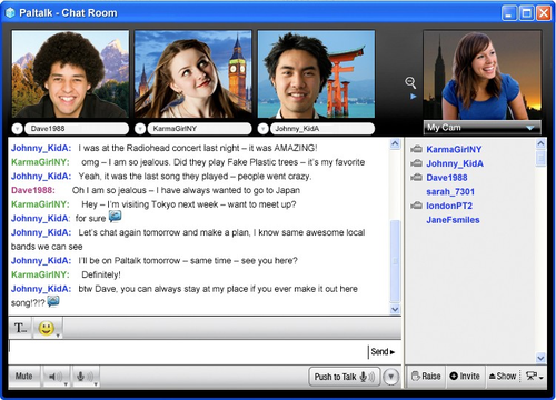 Paltalk Messenger screen1