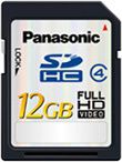 Panasonic SDHC 12 Go