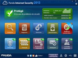 Panda Internet Security 2013 screen1