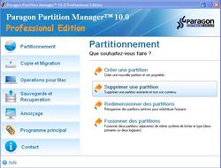 Partition Manager 10 Professionnel screen 1