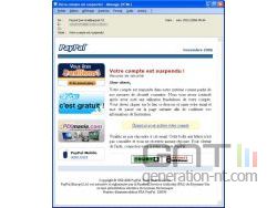 Paypal fraude phishing francais courriel fraduleux small