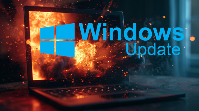 PC portable explosion Windows Update