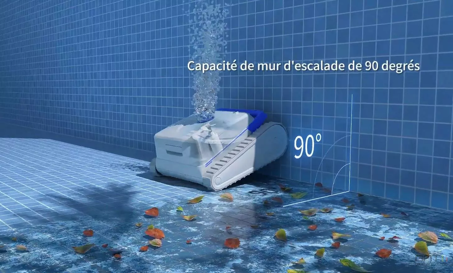 Robot nettoyeur de piscine sans fil AIRROBO PC100 - RobotShop
