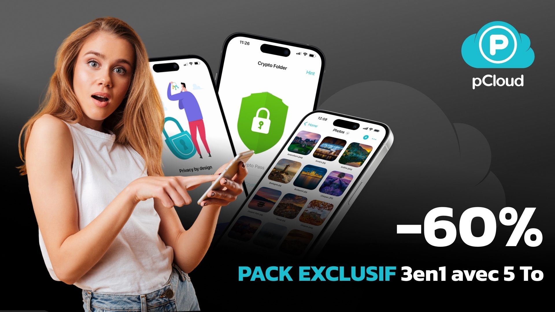 pCloud offre Black Friday