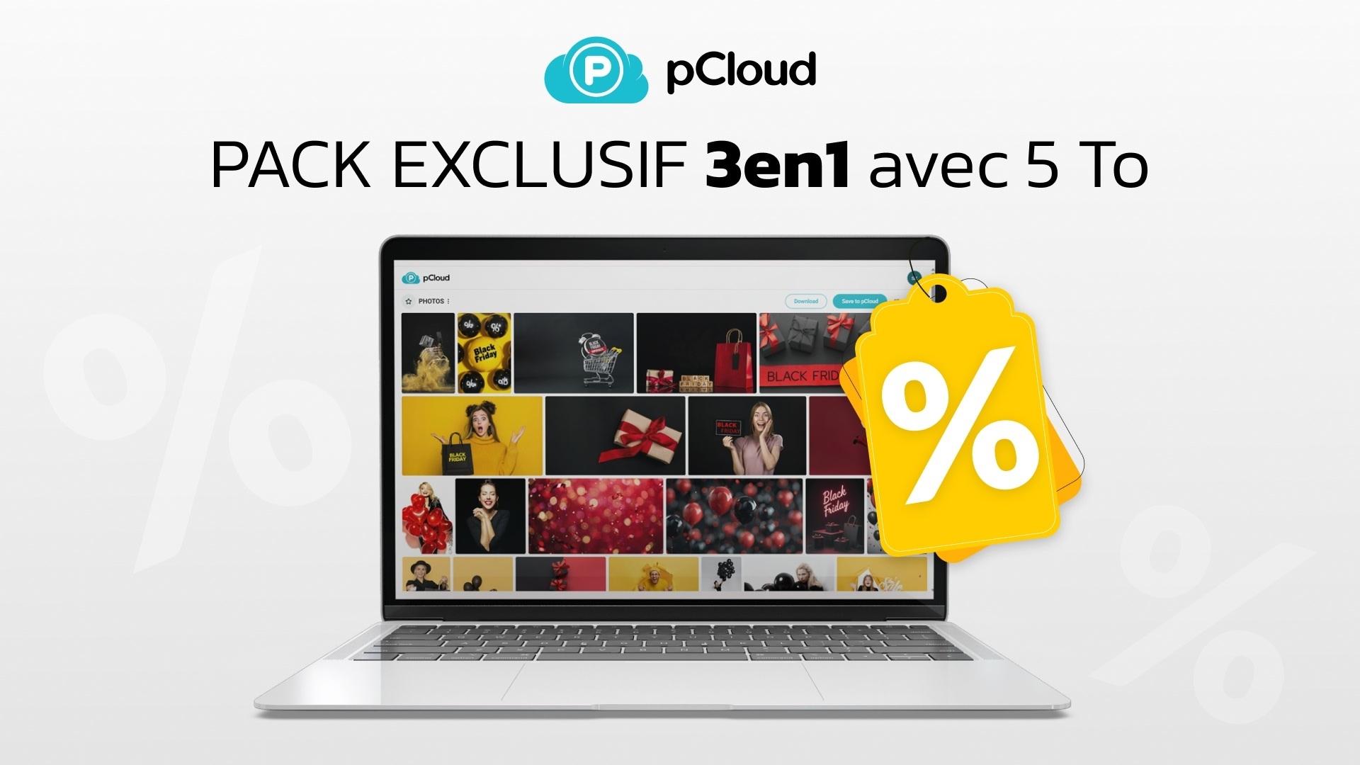 pCloud pack 3 en 1 Black Friday