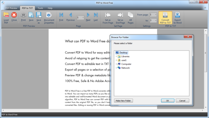 PDF to Word Free screen1