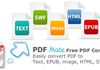 PDFMate Free PDF Converter : convertir un fichier PDF en image ou en texte