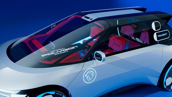 Peugeot Polygon Concept habitacle