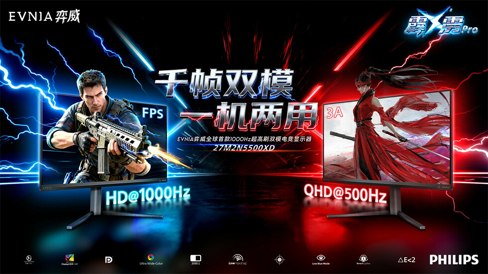 Philips AOC ecran gaming 1000 Hz