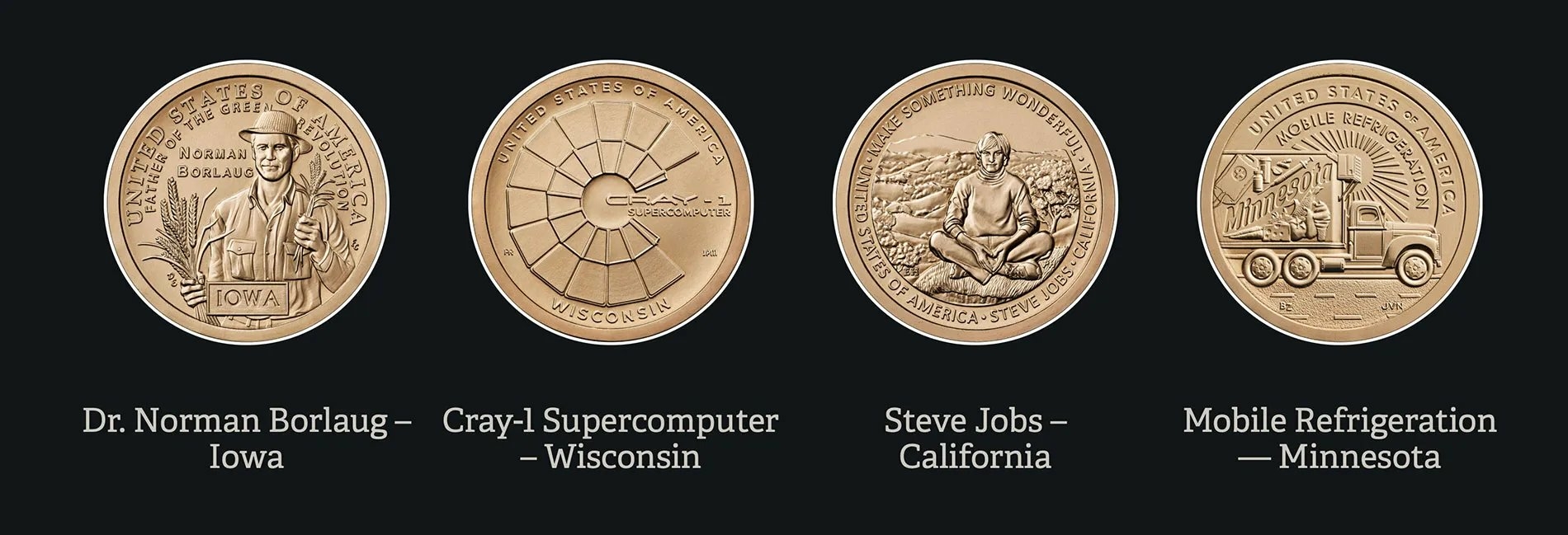 PiÃ¨ce commÃ©morative Steve Jobs 01