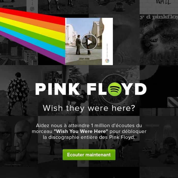 Pink Floys Spotify instagram