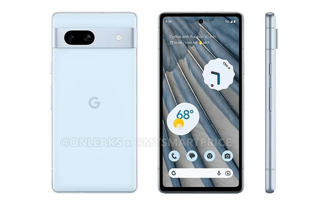 Pixel 7a bleu