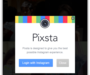Pixsta : relier un compte instagram à son PC
