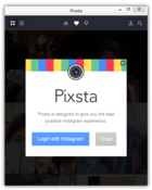 Pixsta : relier un compte instagram à son PC
