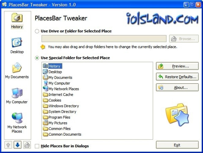 PlacesBar Tweaker? Version 1.0 (606x458)