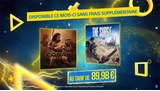 PlayStation Plus : les jeux du mois d'avril