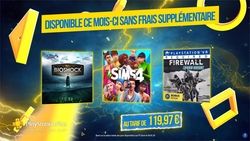 PlayStation Plus février 2020 bioshock Sims 4