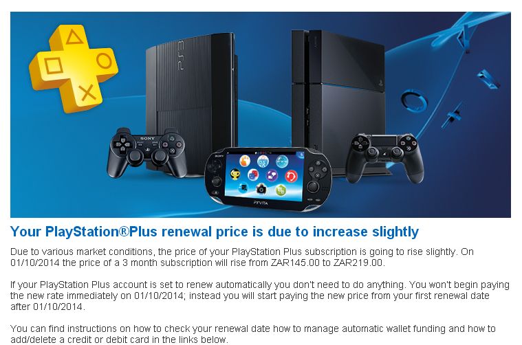 PlayStation Plus - hausse tarifs