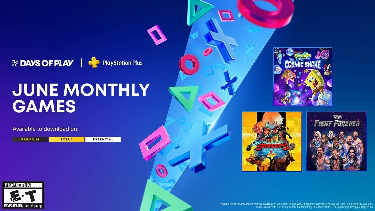 PlayStation Plus juin