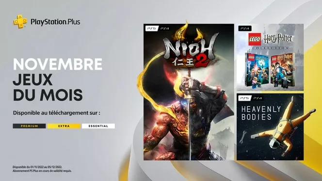 PlayStation Plus Novembre 2022