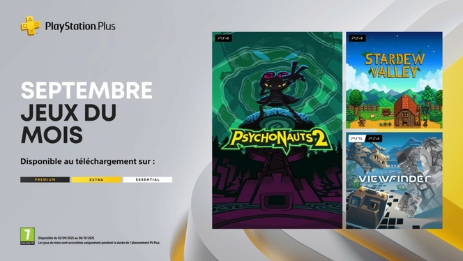 PlayStation Plus septembre 2025
