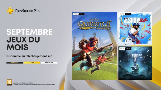 PlaYStation Plus Septembre