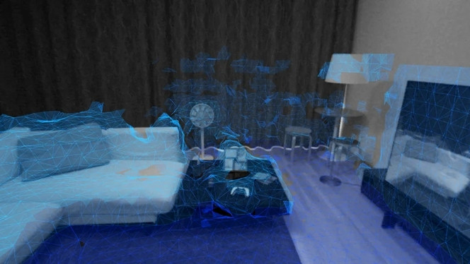 Playstation VR2 vue transparente