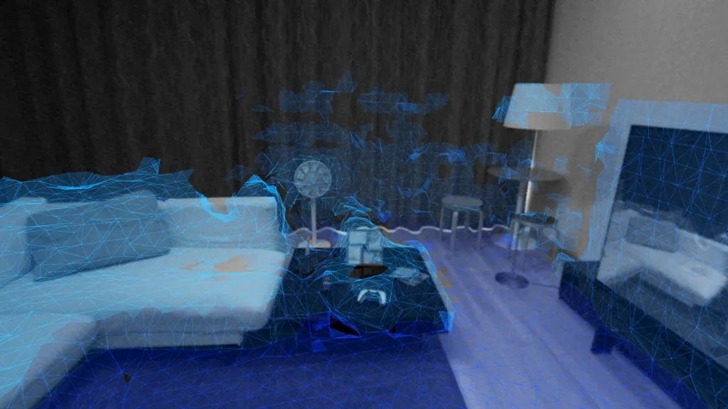 Transparent view of Playstation VR2